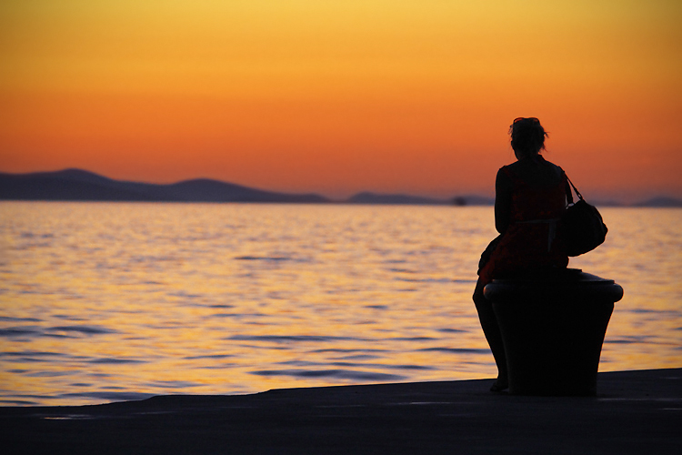 Suton na zadarskoj rivi 15. rujna 2011. (foto:Saša Čuka)