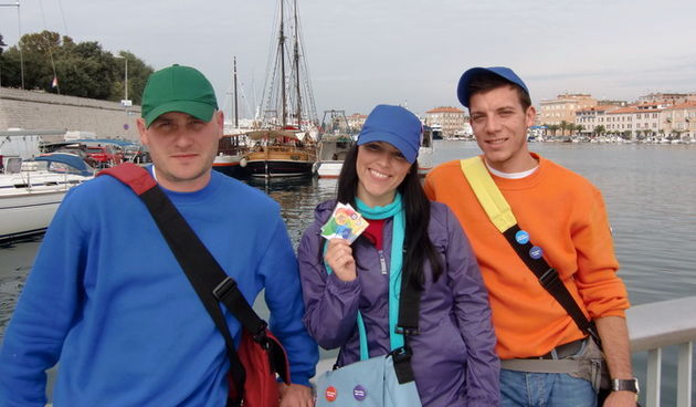 Promotori nove mobilne mreze Bonbon u Zadru, Foto: Mladen Malik