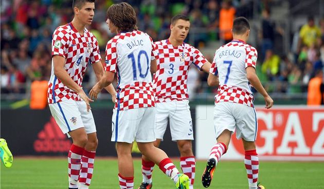 Hrvatska U-19 nogometna reprezentacija, foto: Hina