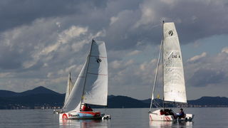 Sukosan: U uvali Zlatna luka odrzan je prvi dan dan Match Race regate, Foto: Mladen Malik