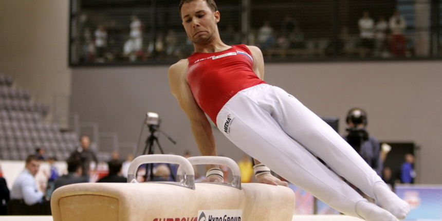 Osijek, 061109.Sportska dvorana Gradski vrt. Svjetski kup u sportskoj gimnastici Osijek Grand prix 09, kvalifikacije. Na slici: Robert Seligman na konju.Foto: Vlado Kos / CROPIX Osijek, 061109.Sportska dvorana Gradski vrt. Svjetski kup u sportskoj gimnastici Osijek Grand prix 09, kvalifikacije. Na slici: Robert Seligman na konju.Foto: Vlado Kos / CROPIX