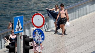 Toplinski val ponovo u Zadru Toplinski val ponovo u Zadru