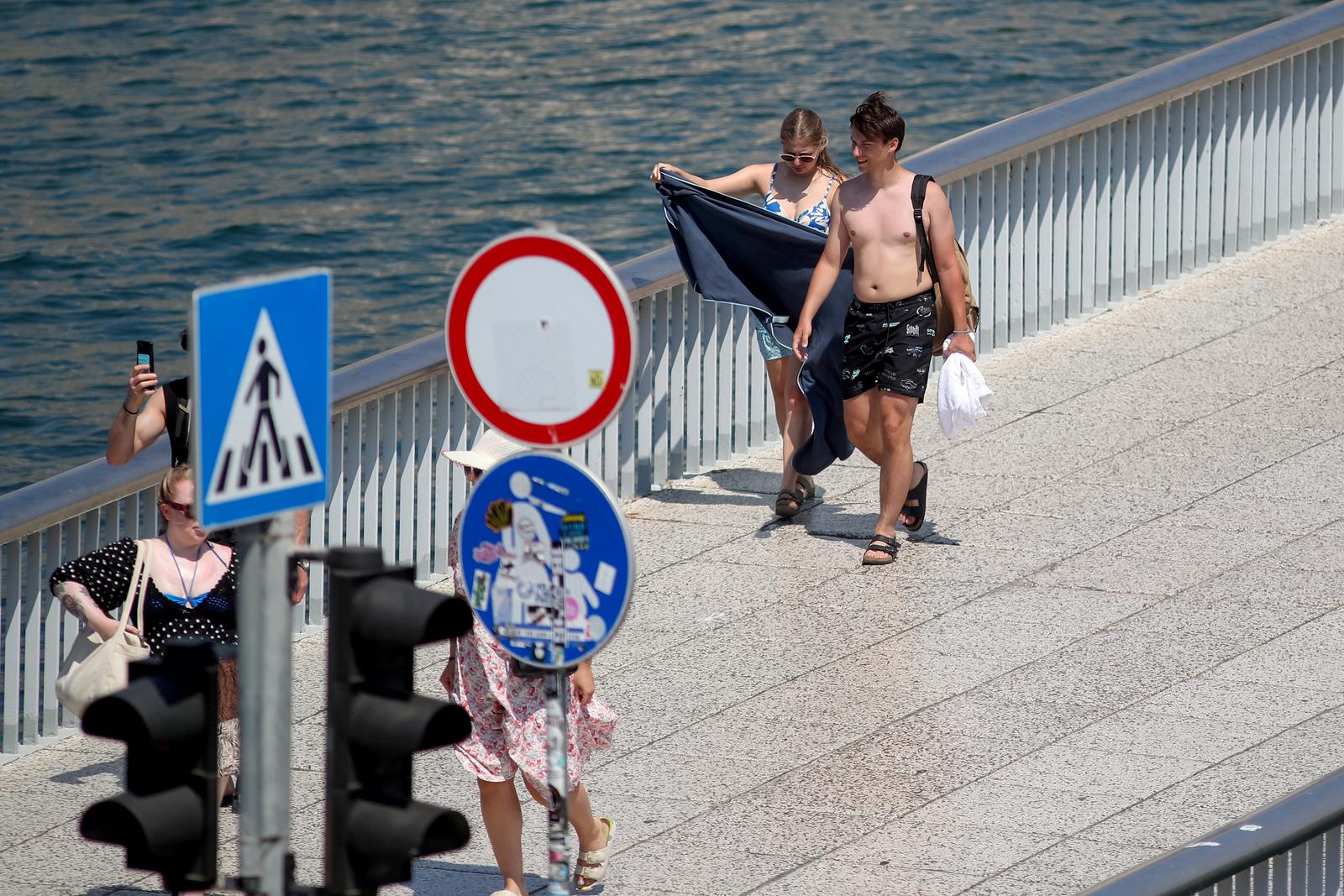 Toplinski val ponovo u Zadru Toplinski val ponovo u Zadru
