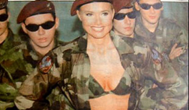 Brena u srpskoj uniformi (Foto: Net.hr)