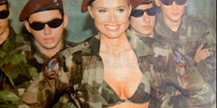 Brena u srpskoj uniformi (Foto: Net.hr)