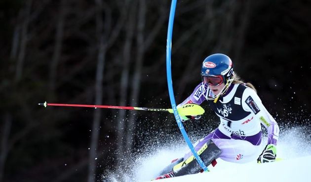 04.01.2015., Sljeme, Zagreb – VIP Snow Queen Trophy, jubilarno 10. izdanje zenske utrke Snjezne kraljice. Mikaela Shiffrin Photo: Sanjin Strukic/PIXSELL