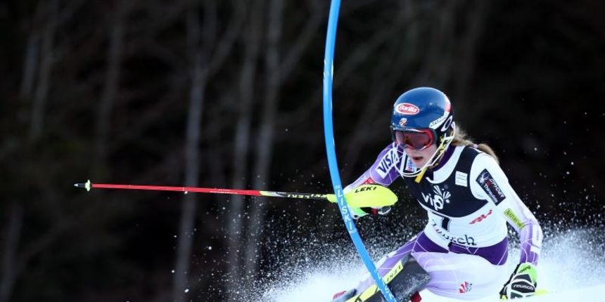04.01.2015., Sljeme, Zagreb – VIP Snow Queen Trophy, jubilarno 10. izdanje zenske utrke Snjezne kraljice. Mikaela Shiffrin Photo: Sanjin Strukic/PIXSELL