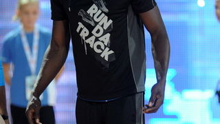 Zagreb, 130911.
IAAF World Challenge Zagreb 2011, 
61. memorijal Borisa Hanzekovica na atletskom stadionu Mladost na Savi.
Na slici:  Usain Bolt pobjednik na 100 m.
Foto: Srdjan Vrancic / CROPIX