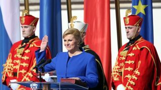 Inauguracija predsjednice Kolinde Grabar Kitarović na Trgu sv. Marka, Foto: Photo: HINA/POOL/PIXSELL