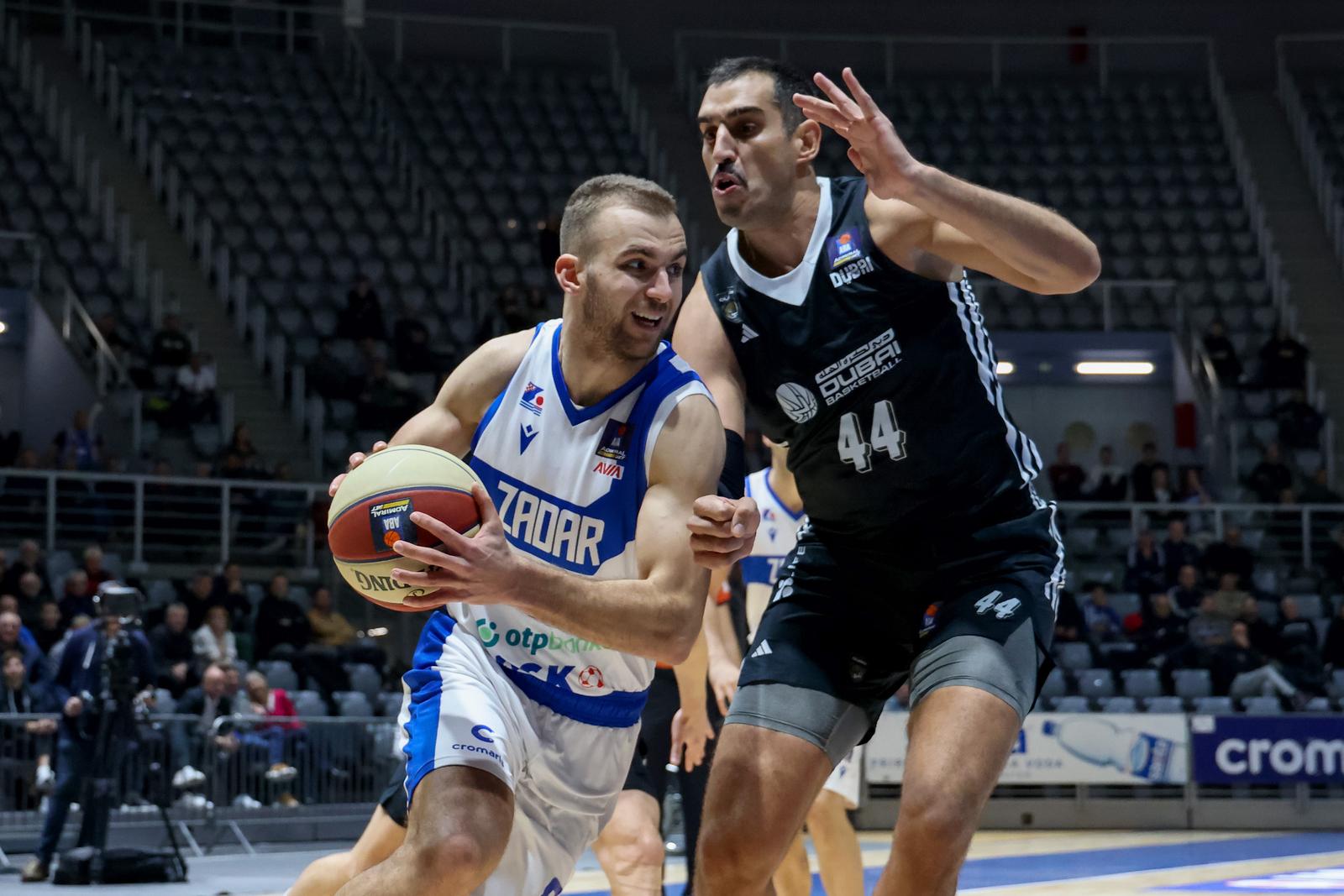AdmiralBet ABA liga, 11. kolo: KK Zadar – Dubai Basketball