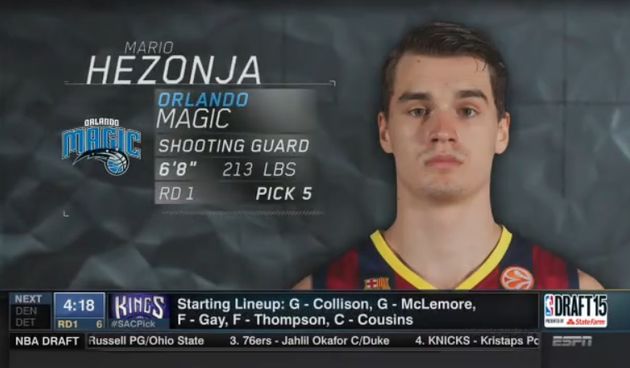 Mario Hezonja, NBA Draft
