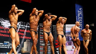 Zadar, 270413.
Narodno kazaliste, Siroka ulica. Zadar je po prvi put domacin Prvenstva Hrvatske u bodybuildingu i fitnessu u organizaciji BBK Hulk. Prvenstvo se odrzalo u HNK Zadar. 
Foto: Jure Miskovic / CROPIX