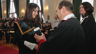 Promocija diplomiranih studenata, 7. ožujka 2009. (foto: Marin Gospić)