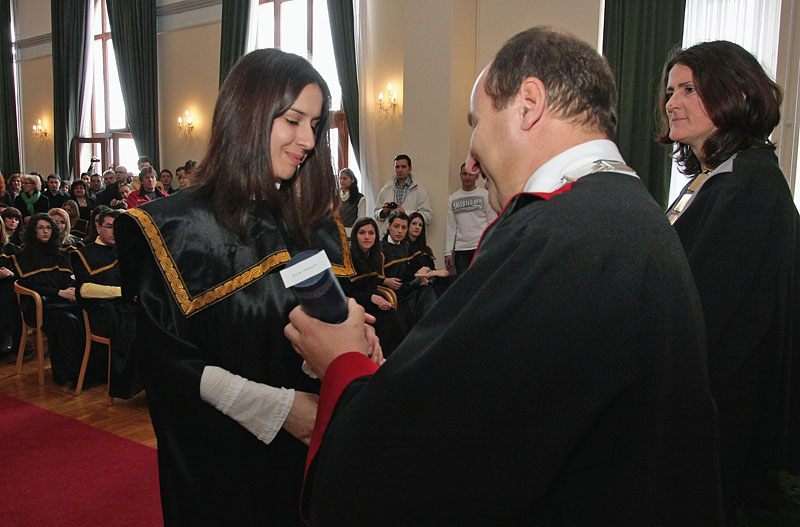 Promocija diplomiranih studenata, 7. ožujka 2009. (foto: Marin Gospić)