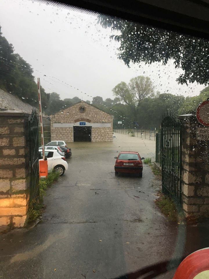 Poplava u Zadru, Poluotok