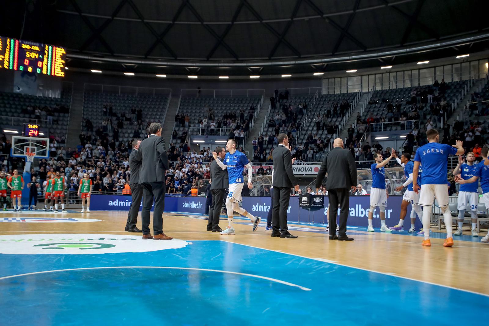 AdmiralBet ABA liga, 23. kolo: KK Zadar – KK Cedevita Olimpija 88-65 AdmiralBet ABA liga, 23. kolo: KK Zadar – KK Cedevita Olimpija 88-65