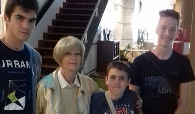 Marin Varivoda i Noel Lakić s mentoricom