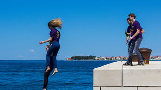 Ludijada maturanata na zadarskoj rivi 17. svibnja 2016. Foto: Bojan Bogdanić