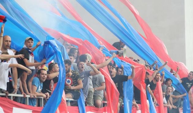 Stadion Hrvatski vitezovi, Dugopolje – Uzvratna utakmica 1. pretkola Europske lige, Hajduk – Sillamae Kalev 6-2. Photo: Ivo Cagalj/PIXSELL