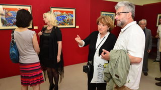 Svečano otvorena izložba slika fra Petra Perice Vidića