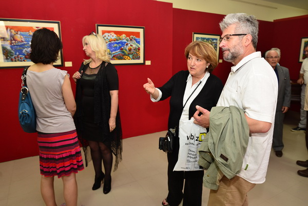 Svečano otvorena izložba slika fra Petra Perice Vidića