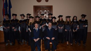 Na Sveučilištu u Zadru održana svečana promocija 15 prvostupnika Odjela za povijest