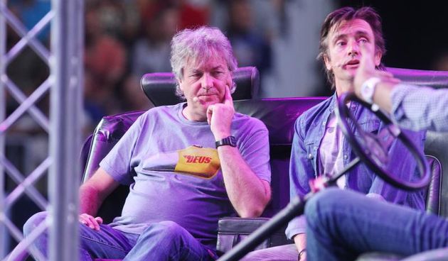 Zagreb – U Areni odrzan veliki automobilisticki spektakl Top Gear Live, koji se temelji na kultnoj BBC-jevoj seriji voditelja Jeremyja Clarksona. Jeremy Clarkson, Richard Hammond, James May. Photo: Goran Jakus/PIXSELL