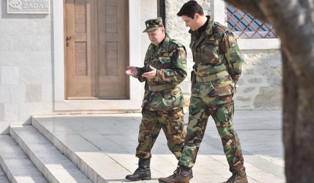 Snimanje scene iz filma “General” na zadarskom Forumu