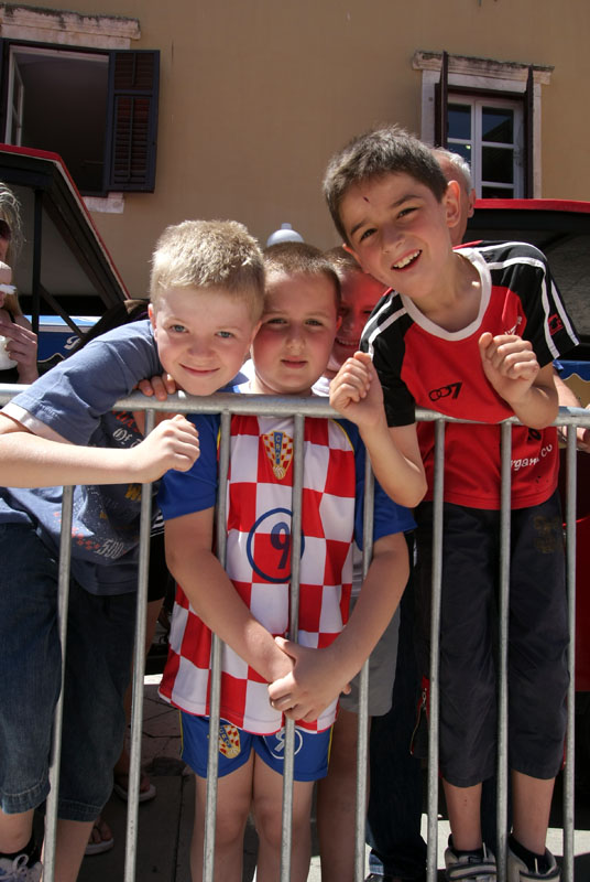 Hrvatska rukometna reprezentacija na Narodnom trgu (foto: Marin Gospić)