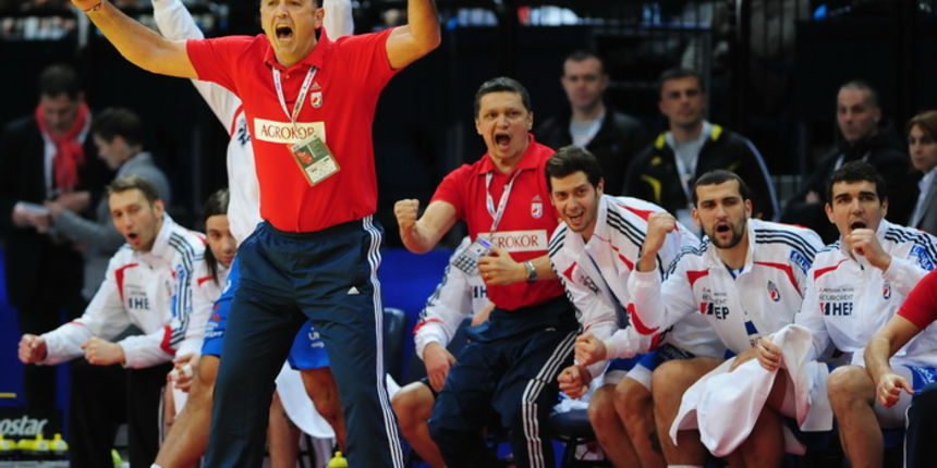 Beograd, 290112.
Arena Beograd.
10. Europsko prvenstvo u rukometu za muskarce.
Utakmica za 3. mjesto izmedju Hrvatske i Spanjolske.
Na fotografiji: Slavko Goluza
Foto: Drazen Aleksic / CROPIX