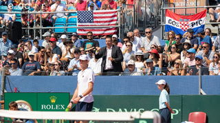 Davis Cup: Vruća navijačka atmosfera u meču Ćilića i Querreya