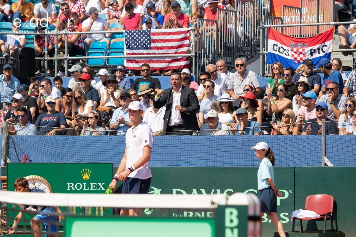 Davis Cup: Vruća navijačka atmosfera u meču Ćilića i Querreya