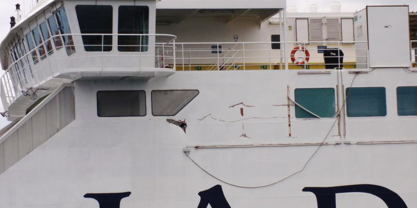 U susari dvaju trajekata oštećen Juraj Dalmatinac U susari dvaju trajekata oštećen Juraj Dalmatinac