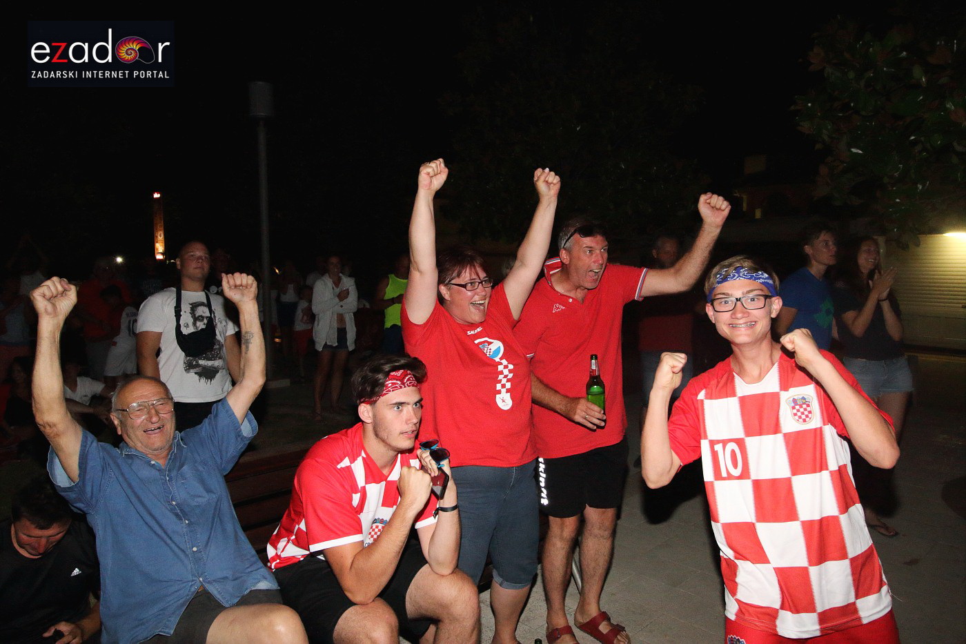 Bibinje: Navijanje za Vatrene i fešta nakon pobjede nad Engleskom