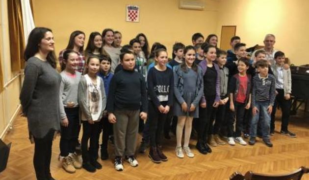 Učenici Područnog odjela Preko na koncertu u matičnoj školi u Zadru