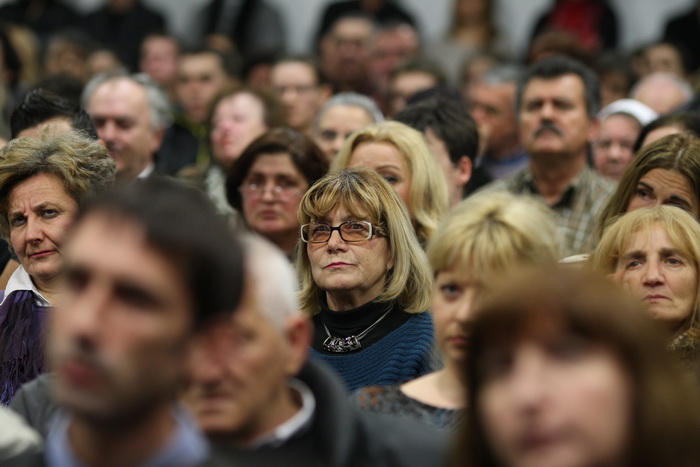 Zadar, 020213.
Samostan Skolskih sestara franjevki u Arbanasima.
Nakon Zagreba, kontroverzna znanstvenica Judith Reisman predavanje na temu spolnog odgoja veceras je odrzala i u Zadru.
Na fotografiji: detalj sa predavanja.
Foto: Jure Miskovic / CROPIX Zadar, 020213.
Samostan Skolskih sestara franjevki u Arbanasima.
Nakon Zagreba, kontroverzna znanstvenica Judith Reisman predavanje na temu spolnog odgoja veceras je odrzala i u Zadru.
Na fotografiji: detalj sa predavanja.
Foto: Jure Miskovic / CROPIX