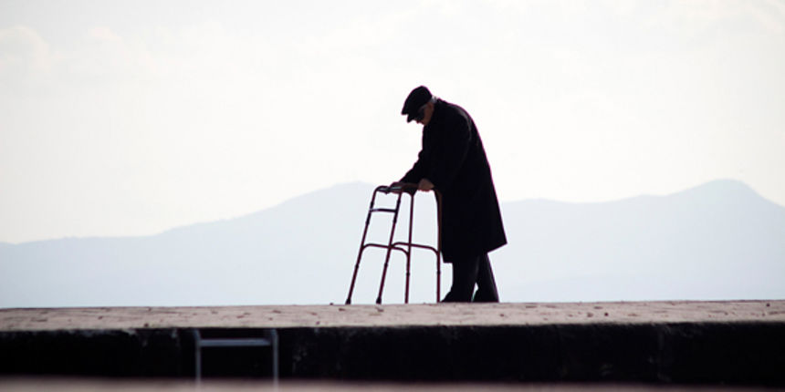 Đir po gradu 2. siječnja 2013., umirovljenik, penzioner, starac (foto:Saša Čuka)