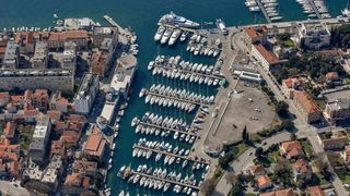 Zadar – Tankerkomercova marina u gradskoj luci. Photo: Dino Stanin/PIXSELL