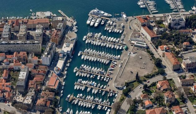 Zadar – Tankerkomercova marina u gradskoj luci. Photo: Dino Stanin/PIXSELL
