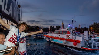 Veličanstven doček četvorice zadarskih Vatrenih od Gradskog mosta do Foruma