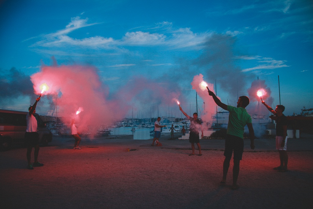 JK Uskok: Proslava olimpijskog zlata Fantele i Marenića