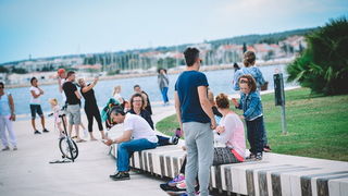 Škura bura na zadarskoj rivi 15. srpnja 2016.