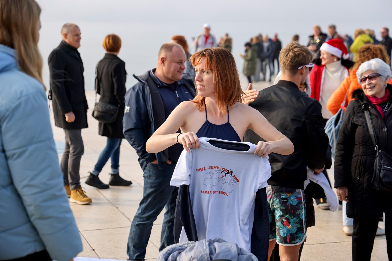 Novogodišnje kupanje na Morskim orguljama