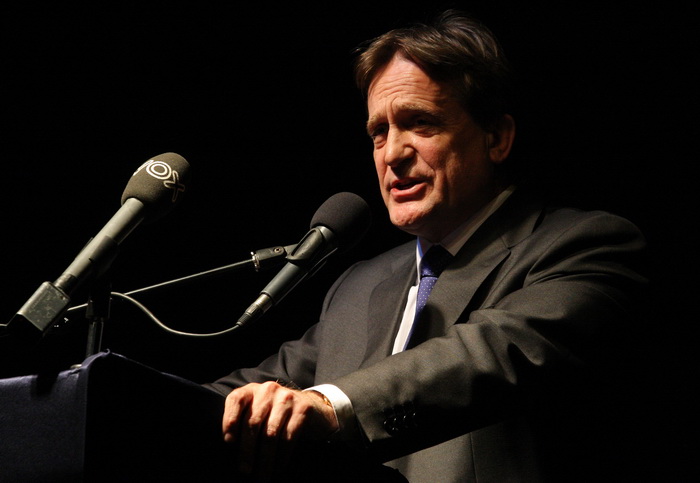 Zadar, 19032011.
Sportska dorana u Benkovcu.
Obiljezavanje 21. obljetnice HDZ-a u Benkovcu.
Na slici: ministar Bozidar Kalmeta
Foto: Vladimir Ivanov / CROPIX