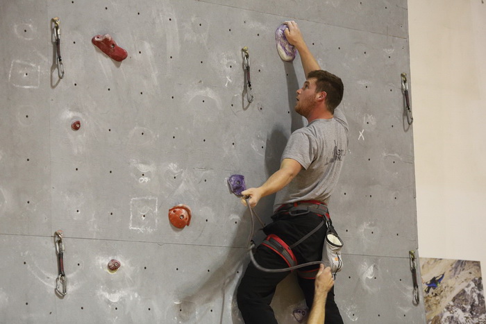 Bibinje: Županijsko natjecanje u sportskom penjanju na umjetnoj stijeni. Foto: Leo Banić