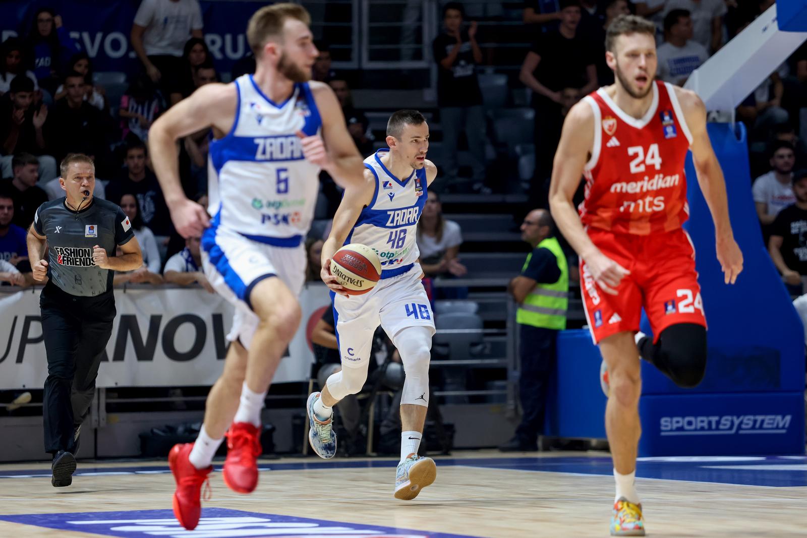 AdmiralBet ABA liga, 6. kolo: KK Zadar – KK Crvena Zvezda