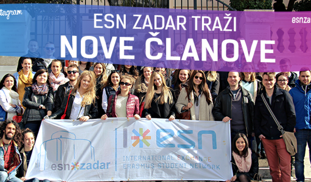 ESN Zadar, Erasmus