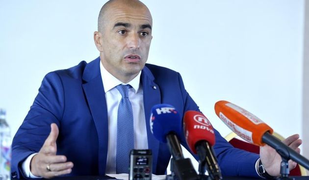 Nogometni sudac Bruno Maric, sudac koji je sudio derbi Hajduk Dinamo odrzao je konferenciju na medije. Photo: Marko Lukunic/PIXSELL