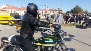 Start utrke oldtimera u uvali Bregdetti