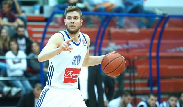 ABA liga, 6. kolo, KK Cibona ? KK Partizan. Dominik Mavra. Photo: Sanjin Strukic/PIXSELL